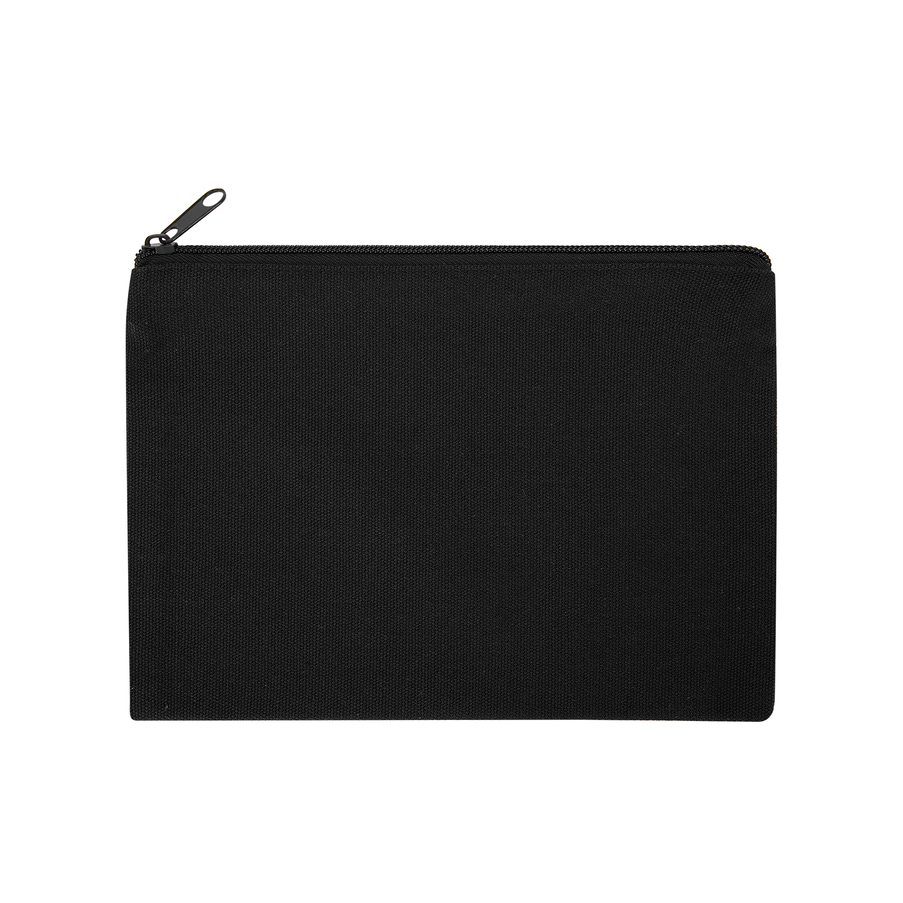 9" X 6" Cotton Canvas Zippered Pouch For Cosmetics, Toiletries & Tech Accessories 11