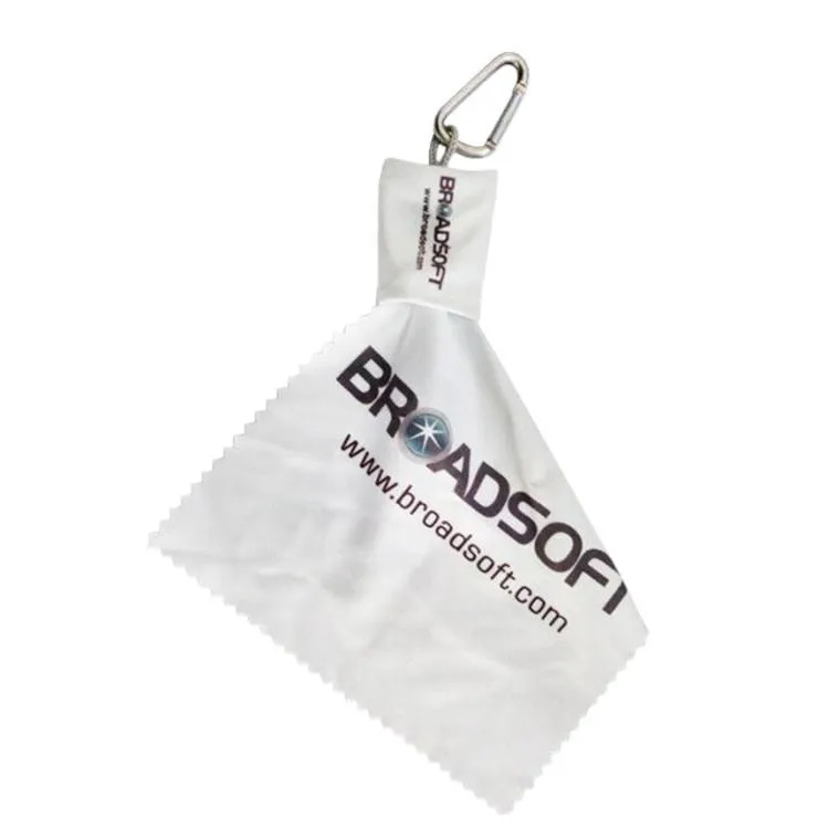 Microfibre Lens Cloth with Carabiner 8