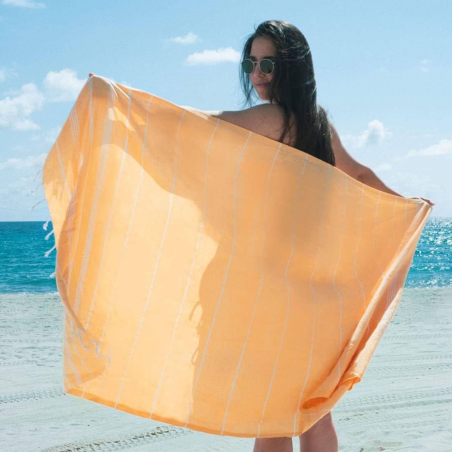 Quick Dry Turkish Tassel Beach Towel 6