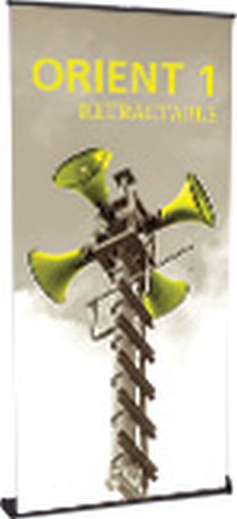Orient 1000 Silver Retractable Banner Stand