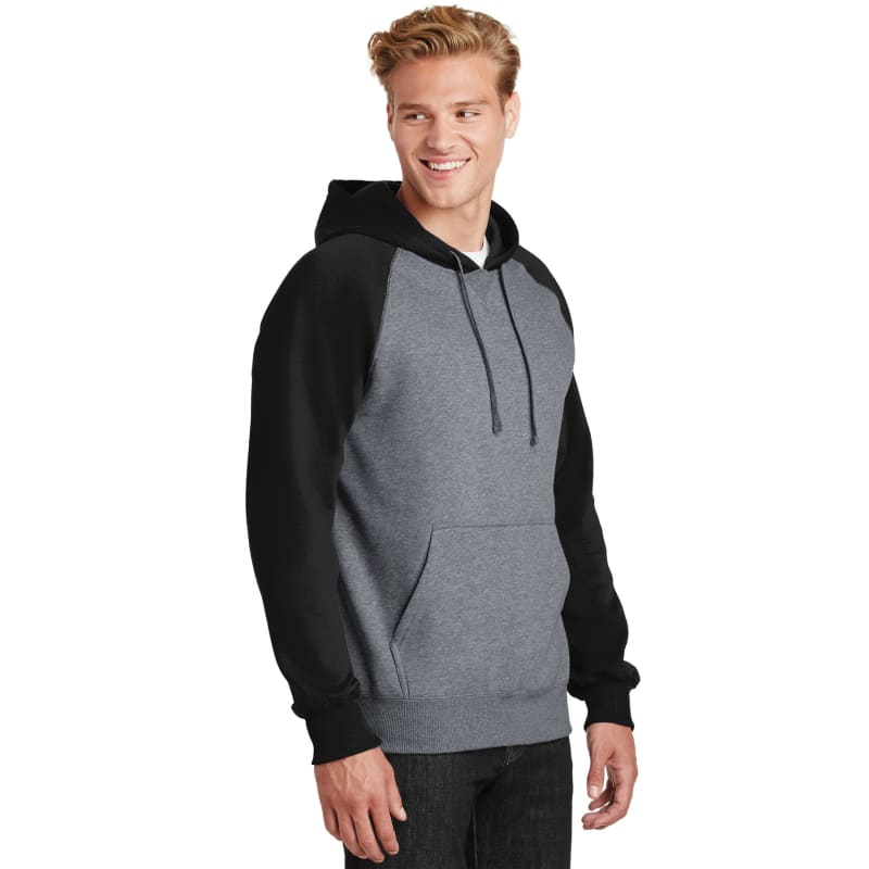 Sport-Tek Raglan Colorblock Pullover Hooded Sweatshirt., custom hoodie or sweatshirt with logo imprint 11