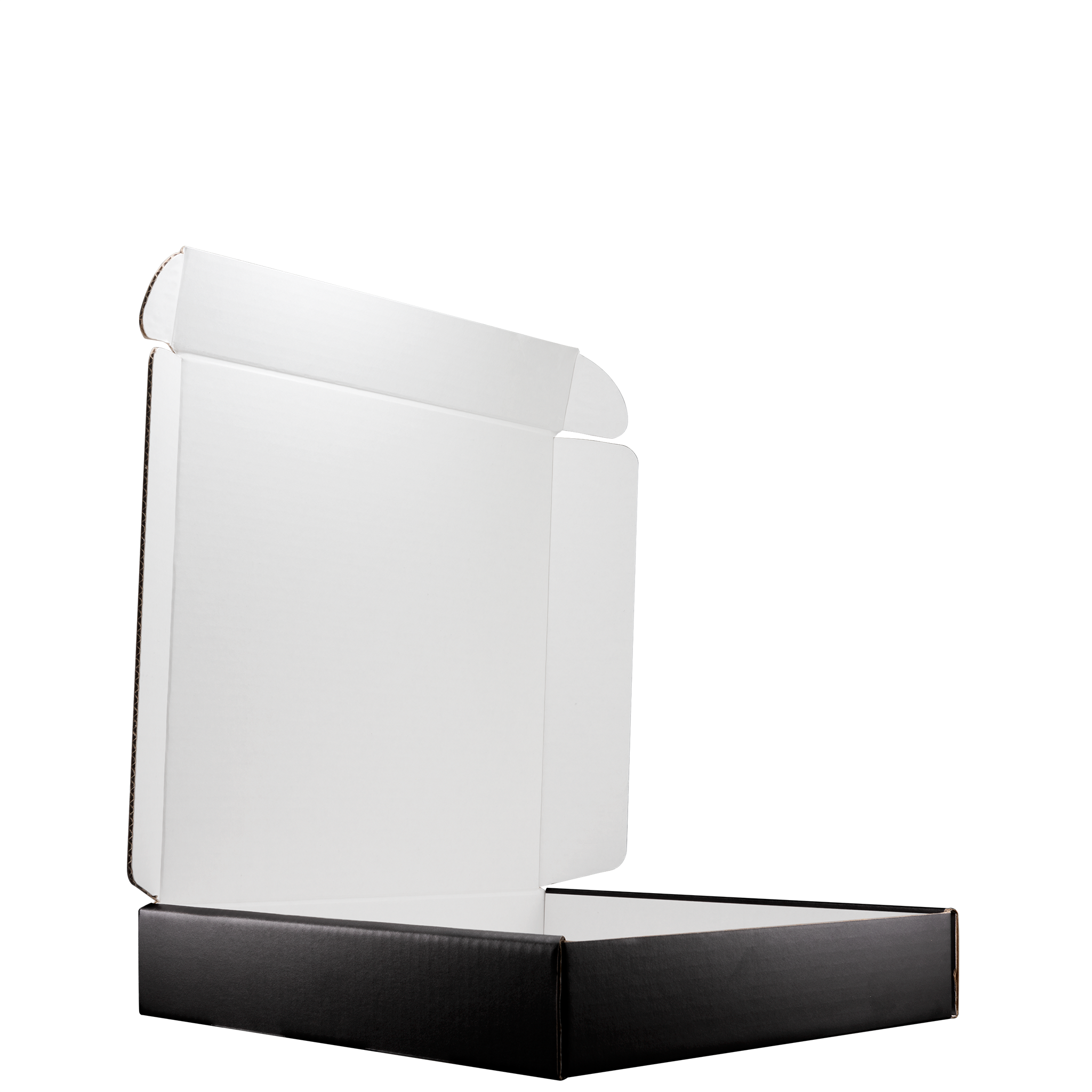 Mailing Box, B-Flute12" x 12" x 2.25" - White - D - 360 sq in 2