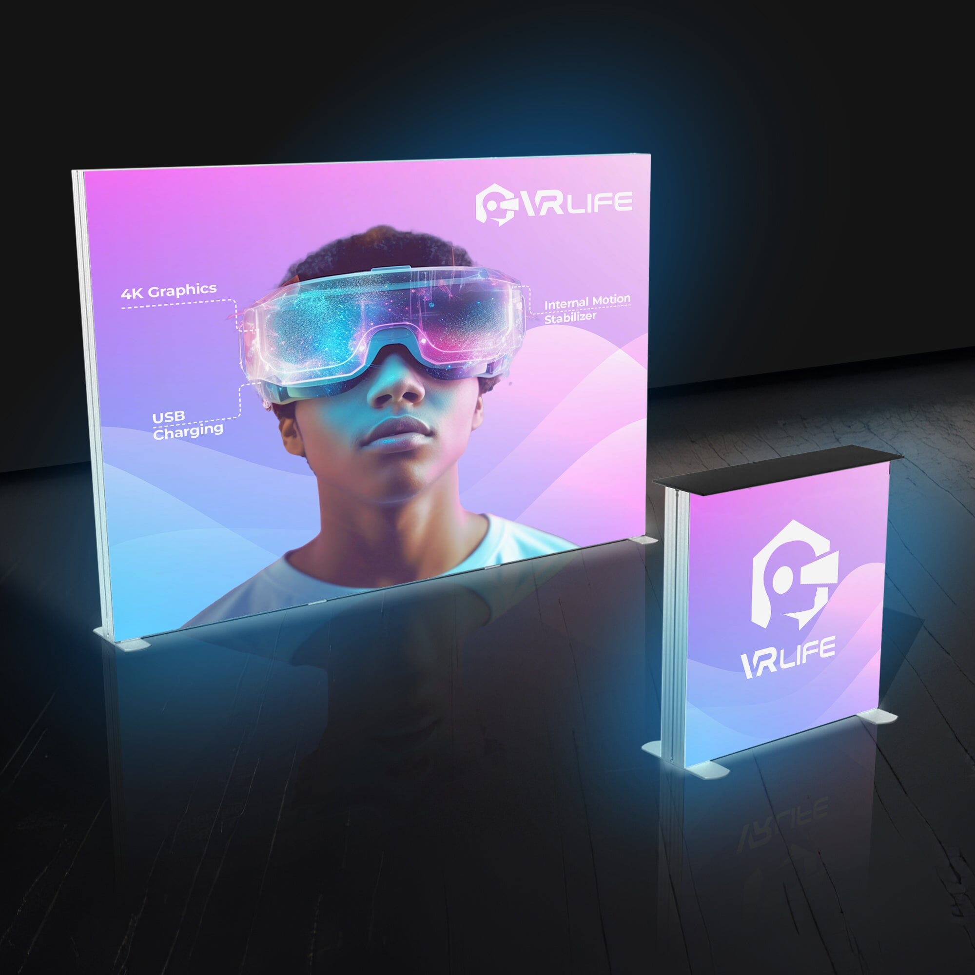 10ft Backlit SEG Trade Show Booth Display 2