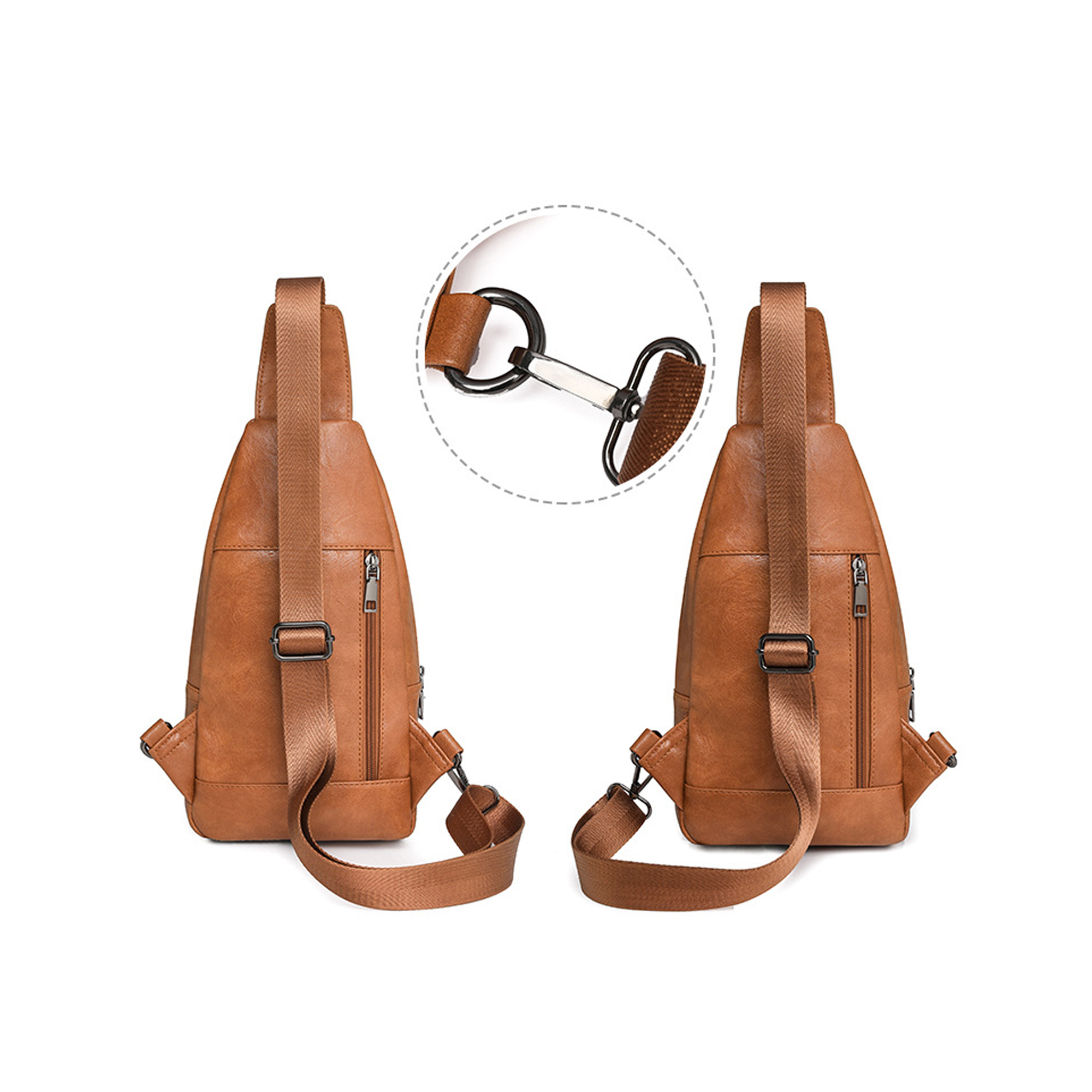 PU Leather Crossbody Sling Bag 2