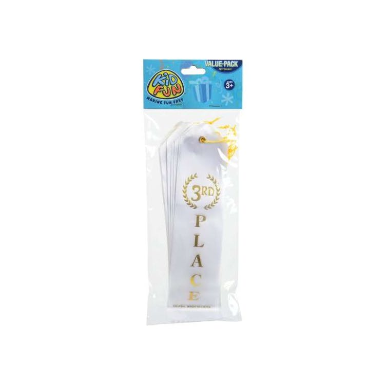 3rd Place Ribbons - White 2