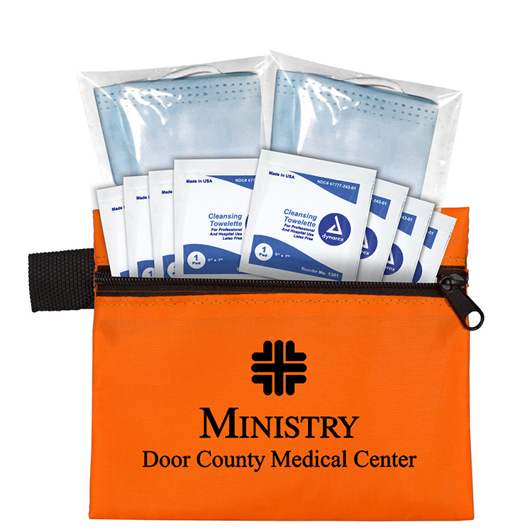 "Titan" Wipe it Down Travel Kit in Zippered Pouch 19