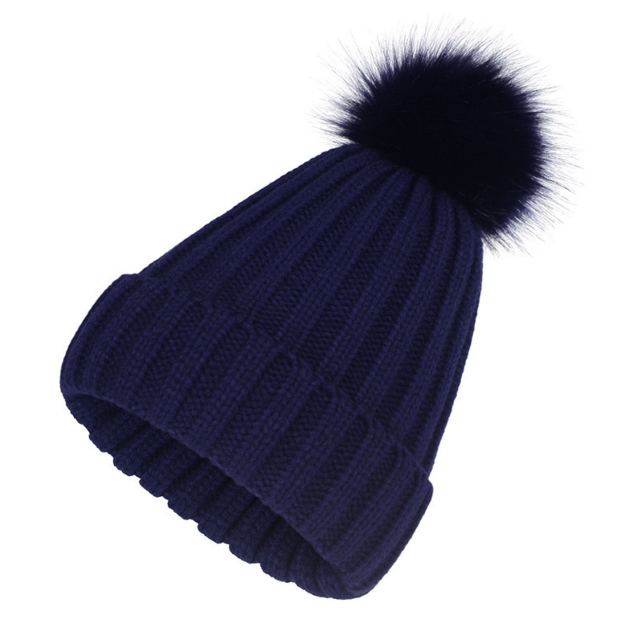 Women Winter Ski Hat with Pom 3