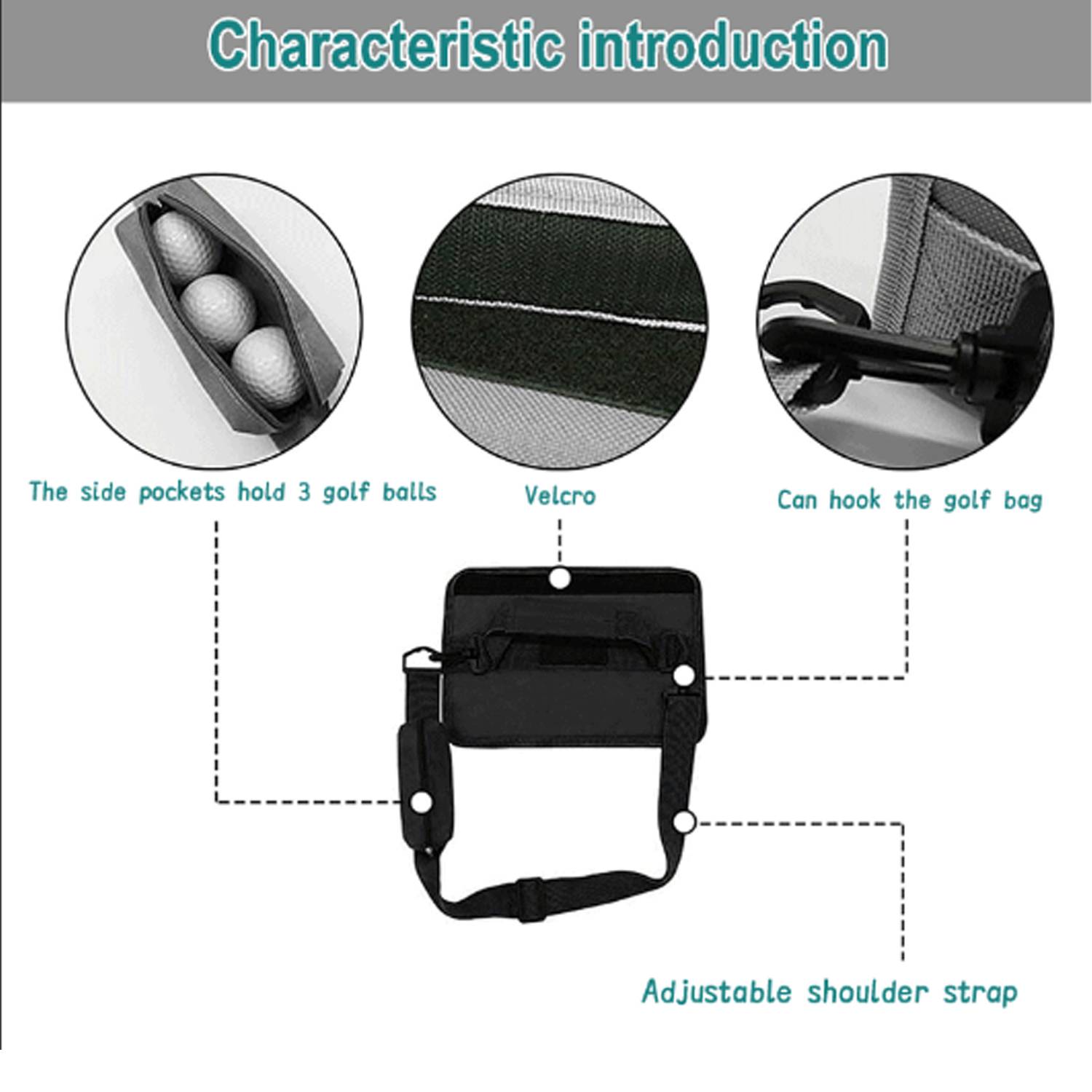 Lightweight Mini Golf Club Bag for Outdoor Sports 6