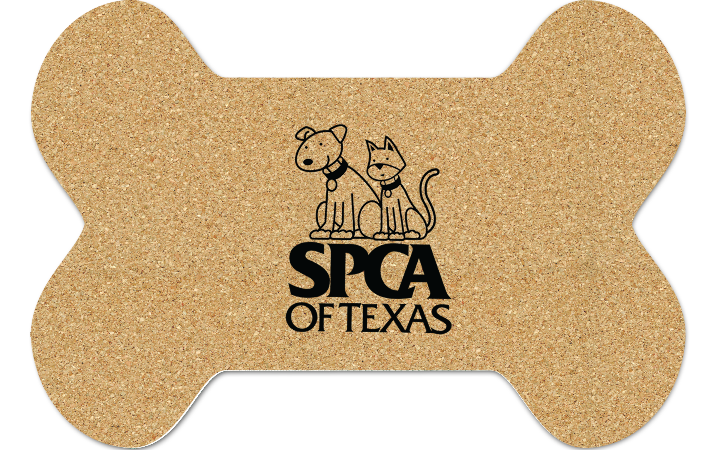 Dog Bone Cork Mat