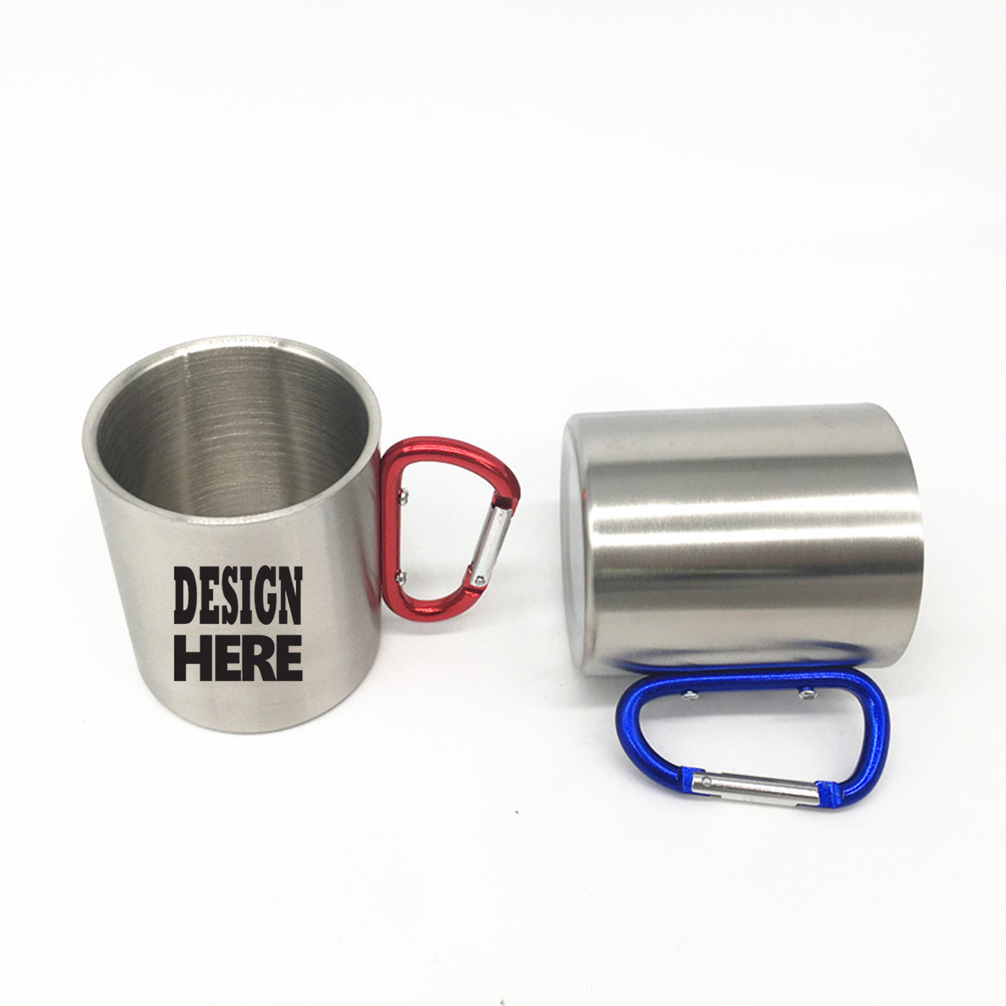 Stainless Travel Mug With Carabiner Clip 2