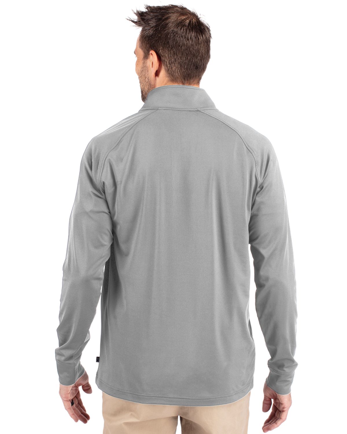 Cutter & Buck Adapt Recycled Soft Knit Stretch  Mens Quarter Zip Pullover 31