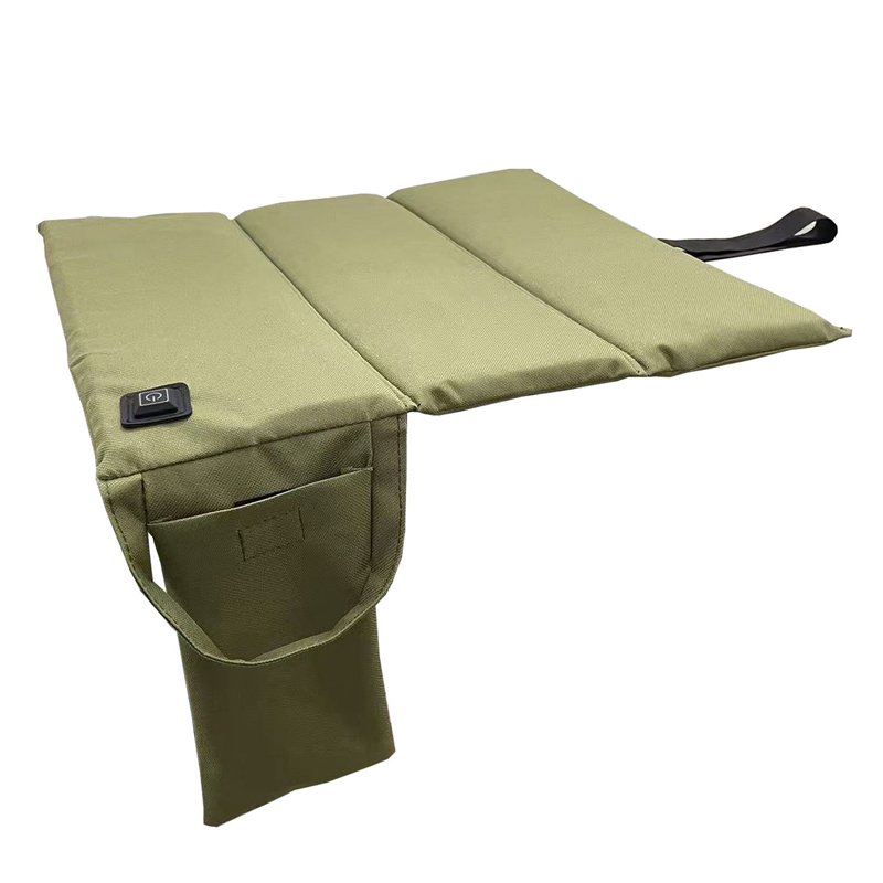Portable Outdoor Lightweight Folding Heating Stadium Seat Cushion 3