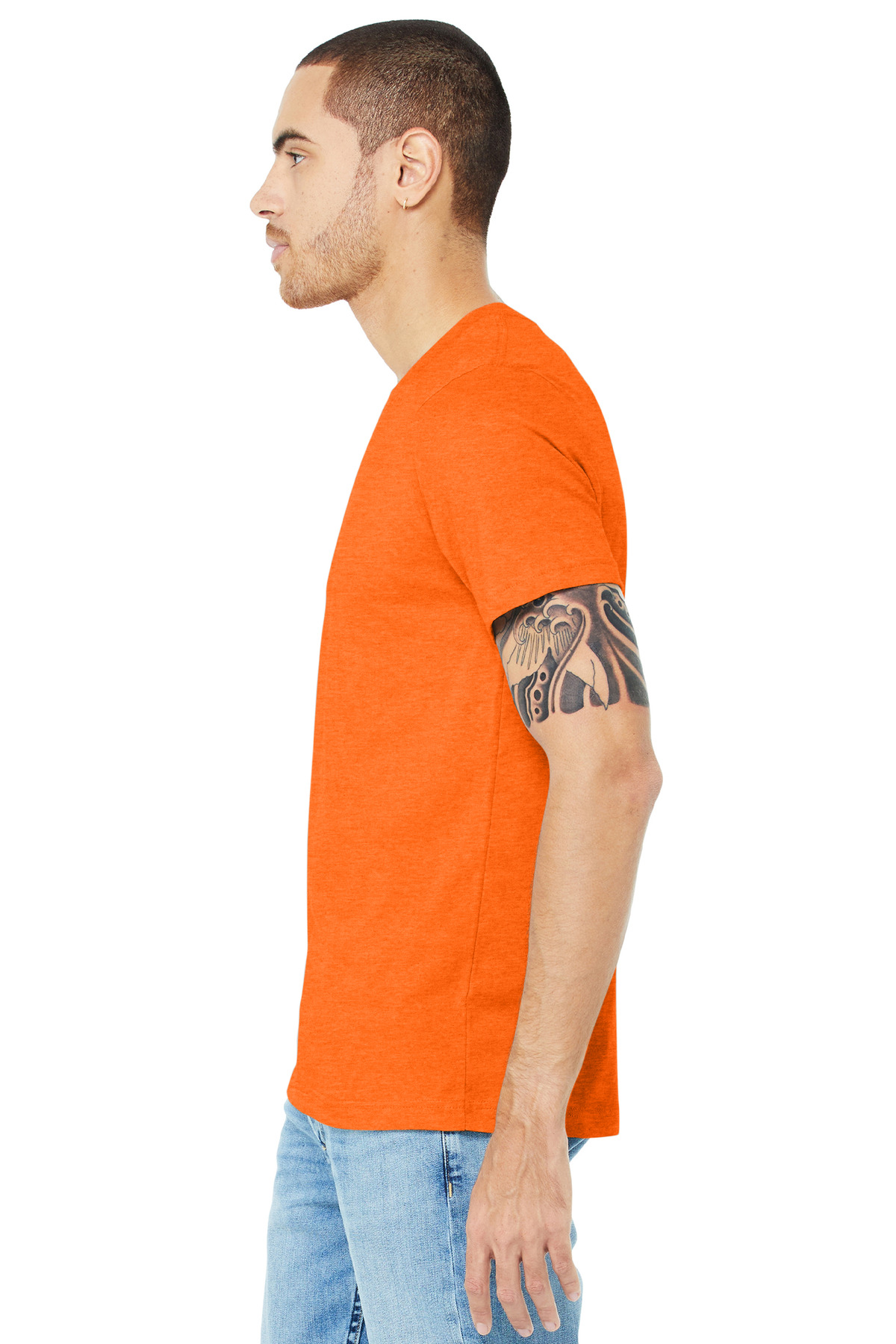 BELLA+CANVAS Unisex Heather CVC Short Sleeve Tee. BC3001CVC 21