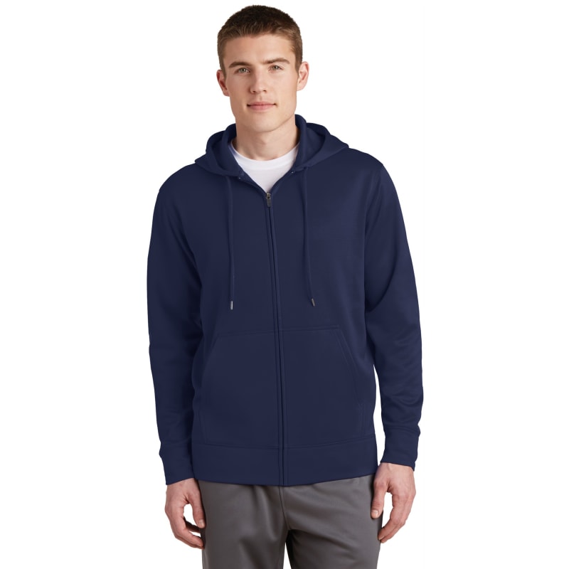 Sport-Tek Sport-Wick Fleece Full-Zip Hooded Jacket. 9