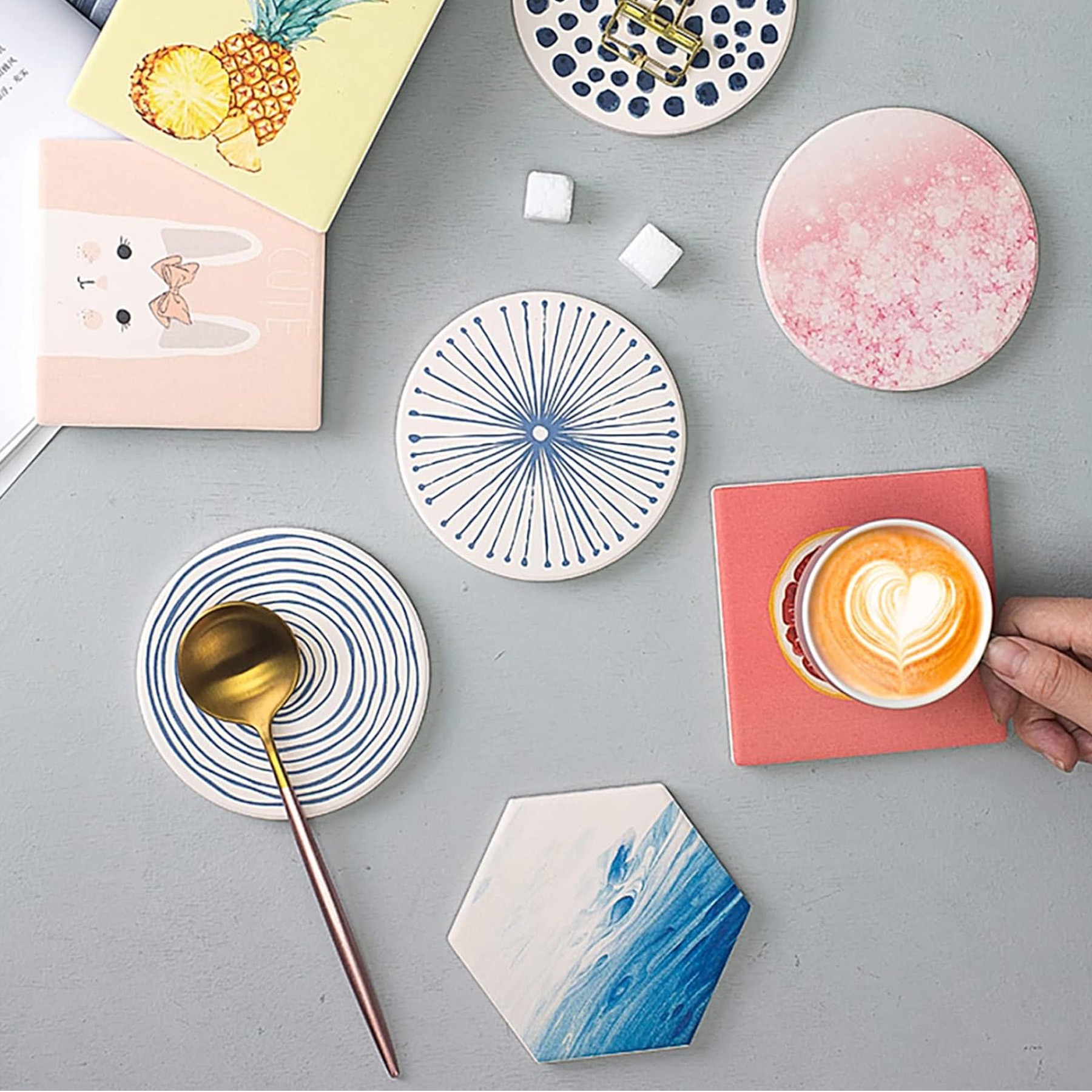 Round Ceramic Coaster 5