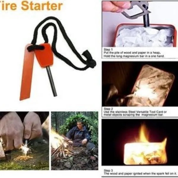 Mini Wilderness Outdoor Survival Fire Stick 1