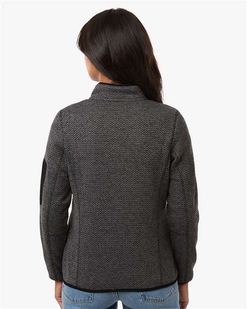 Women's Jasper Jacquard Full-Zip Fleece Jacket - NE730W 20