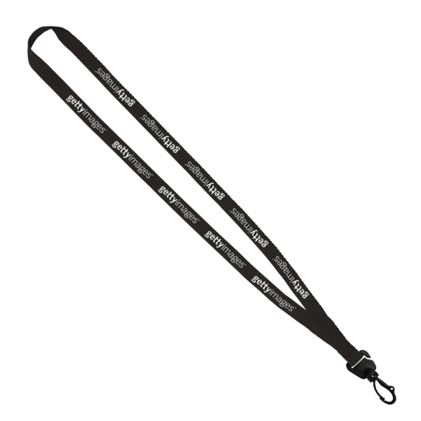 Evolution12 - 1/2" Polyester Welded Lanyard with Trapezoid and Plastic O-Ring 34