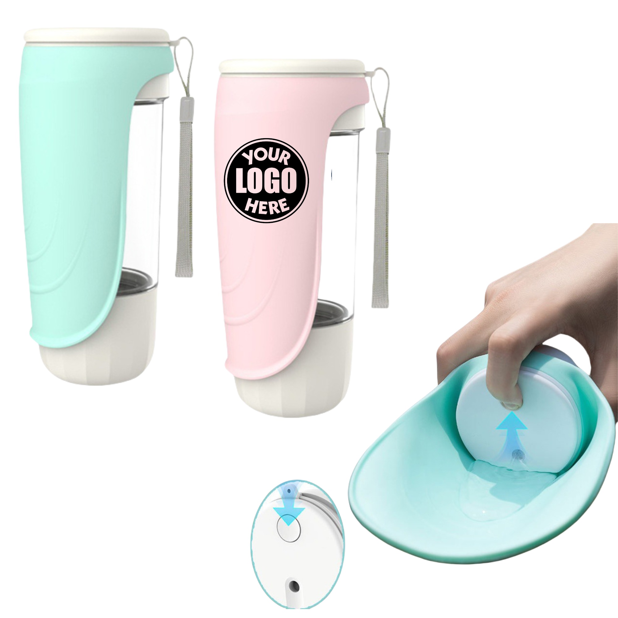 Pet Water Bottle Food Container 2