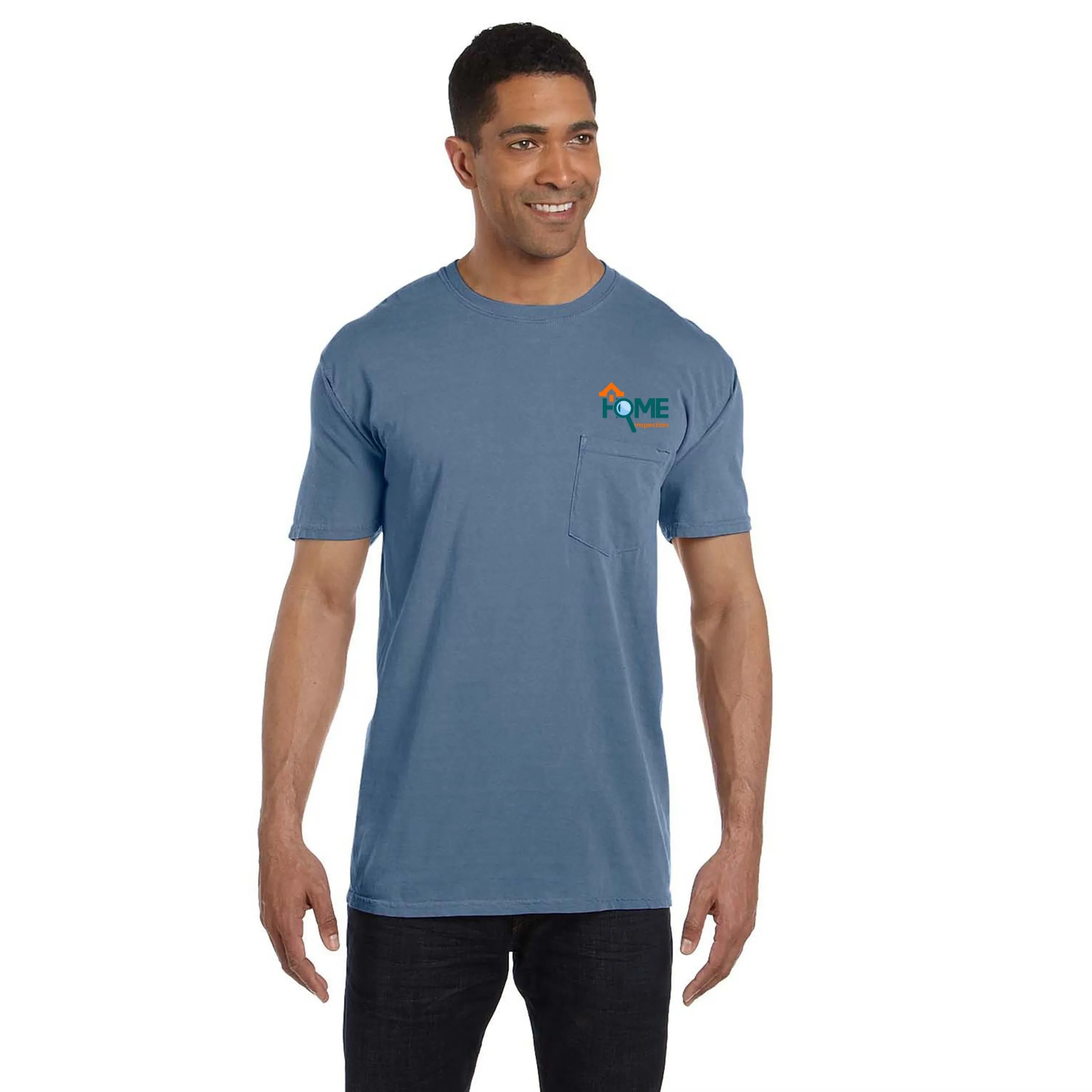 COMFORT COLORS ADULT HEAVYWEIGHT 6.1 OZ. POCKET T-SHIRT 82