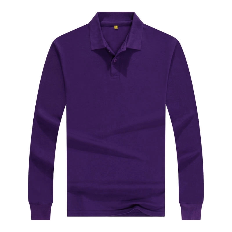 Custom Long-Sleeve Polo Shirts Sweatshirt Tops Pullover 2