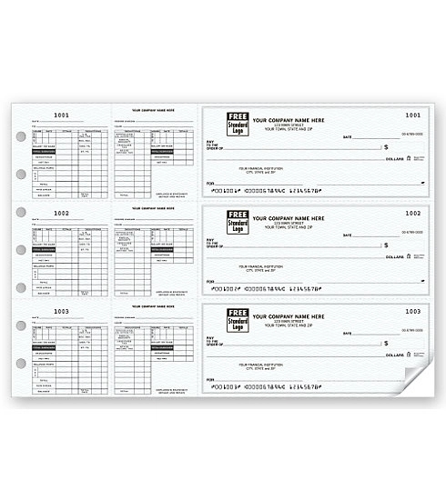 Payroll maximum deductions check, 3 on-a-page 1