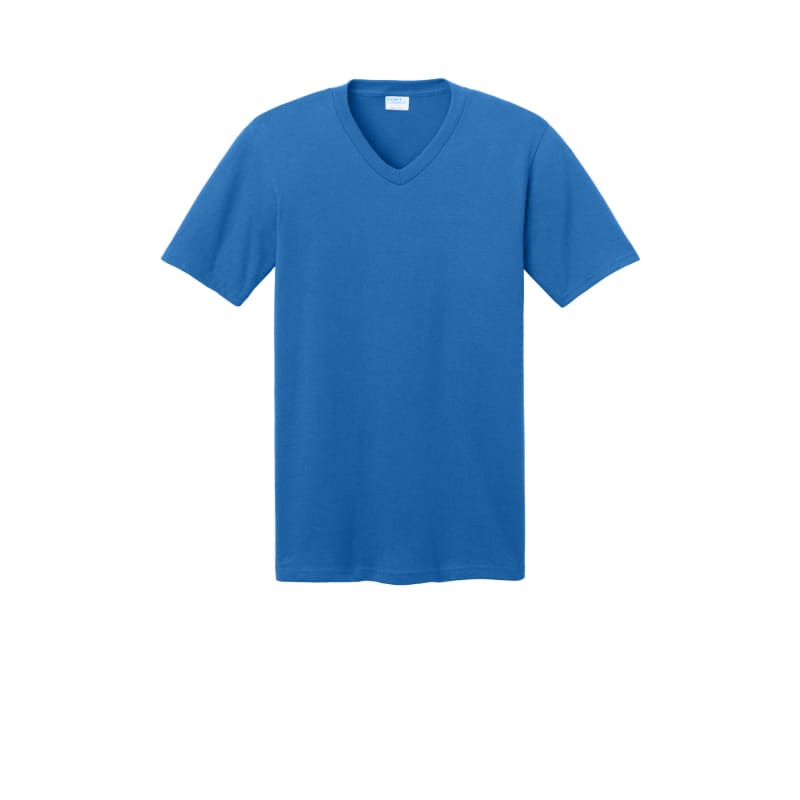 Port & Company Core Cotton V-Neck Tee. 74