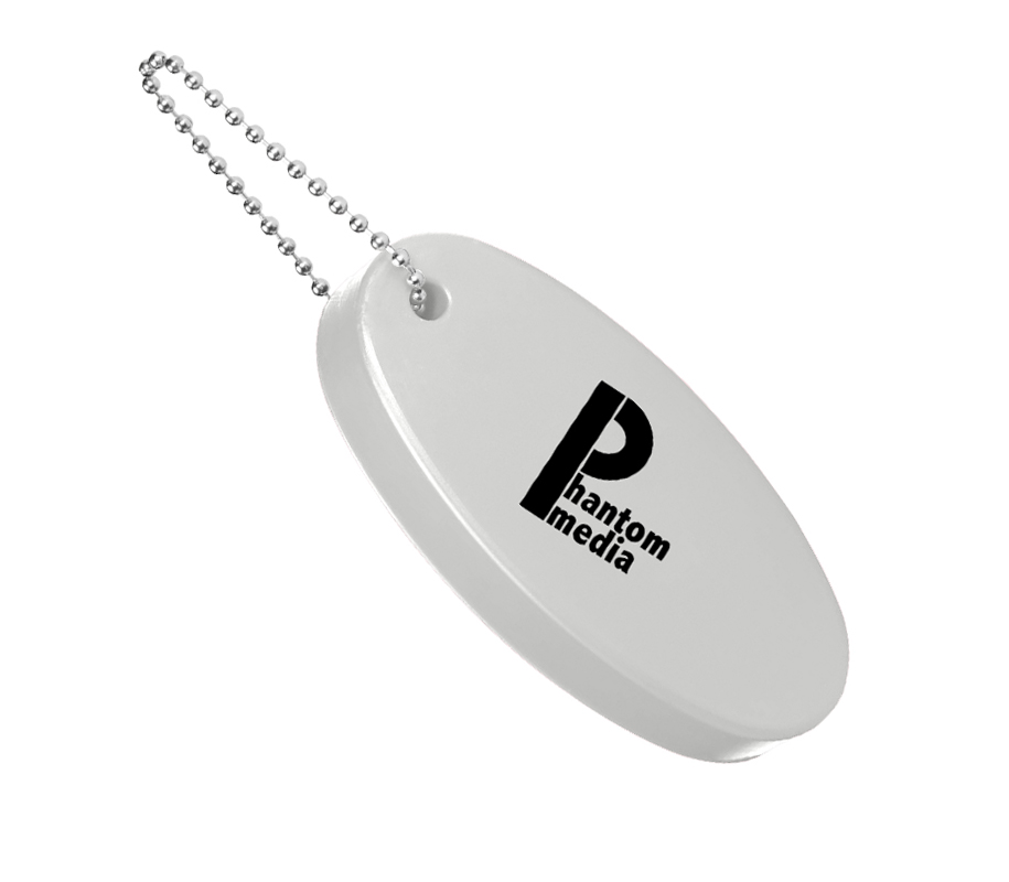 Oval Floater Foam Keychain 1