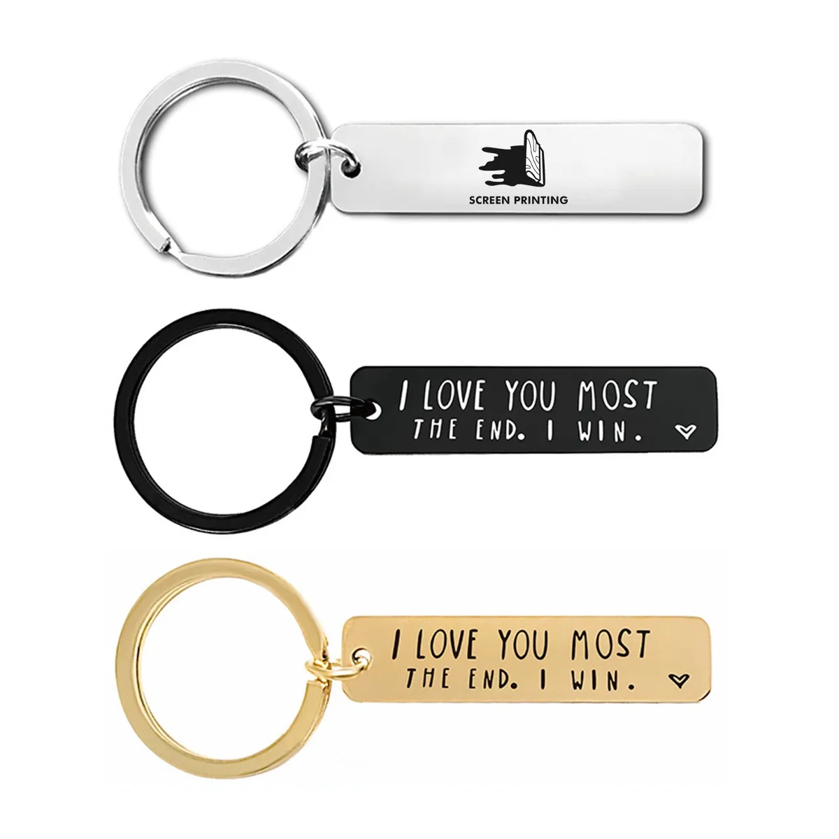 Laser Engraved Keychain 1
