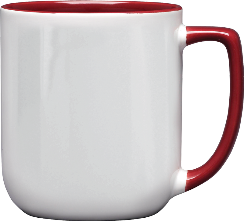 17 oz. Duo-Tone Noble Mug - Deep Etched 17