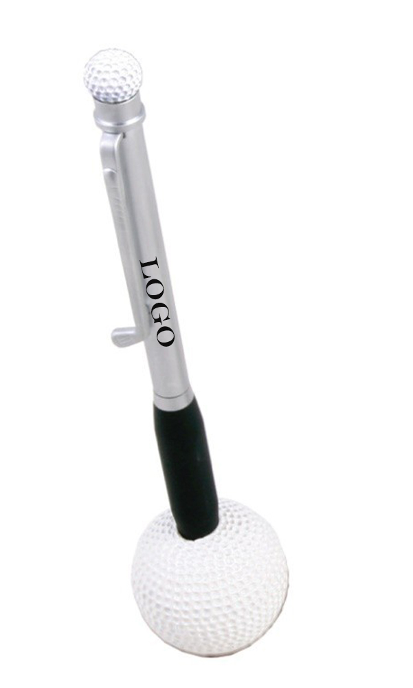 3D Golf Metal Pen w / Stand 1