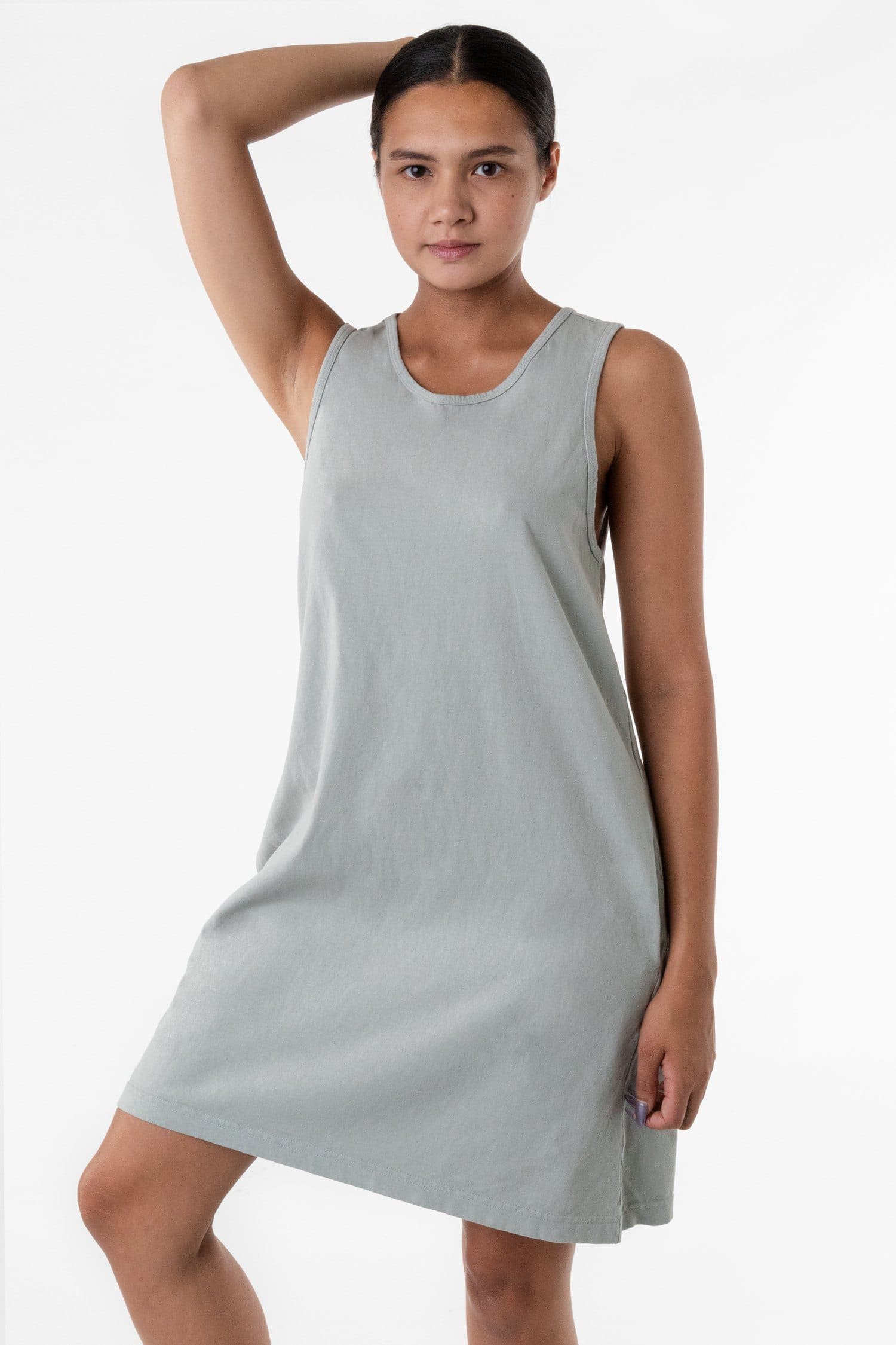 6.5 OZ GARMENT DYE TANK DRESS 15