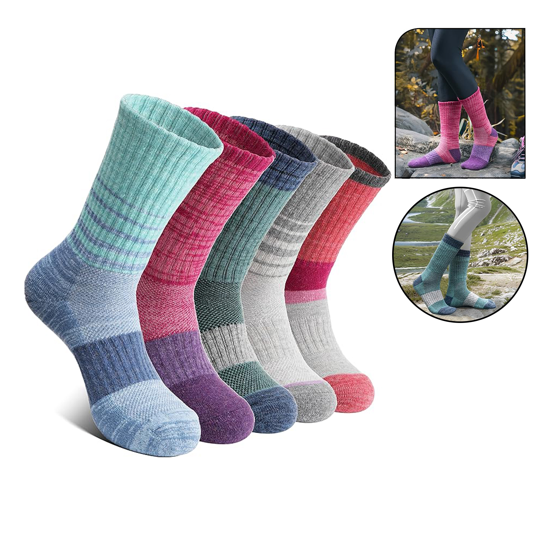 Merino Wool Hiking Socks 2