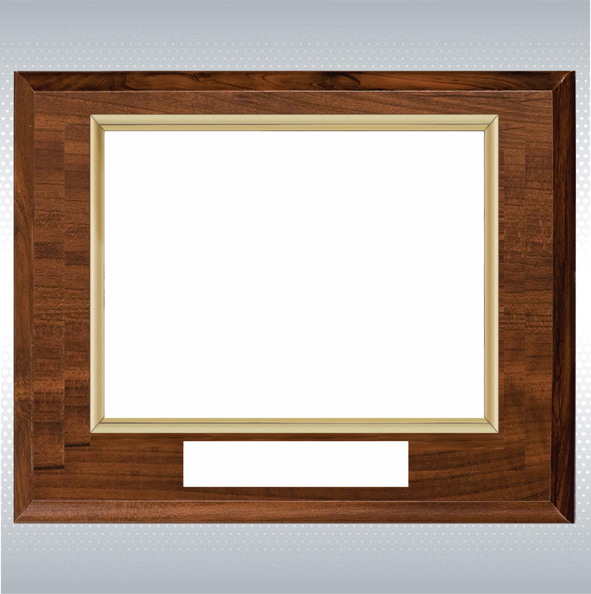 Cherry Finish Certificate Plaque 13