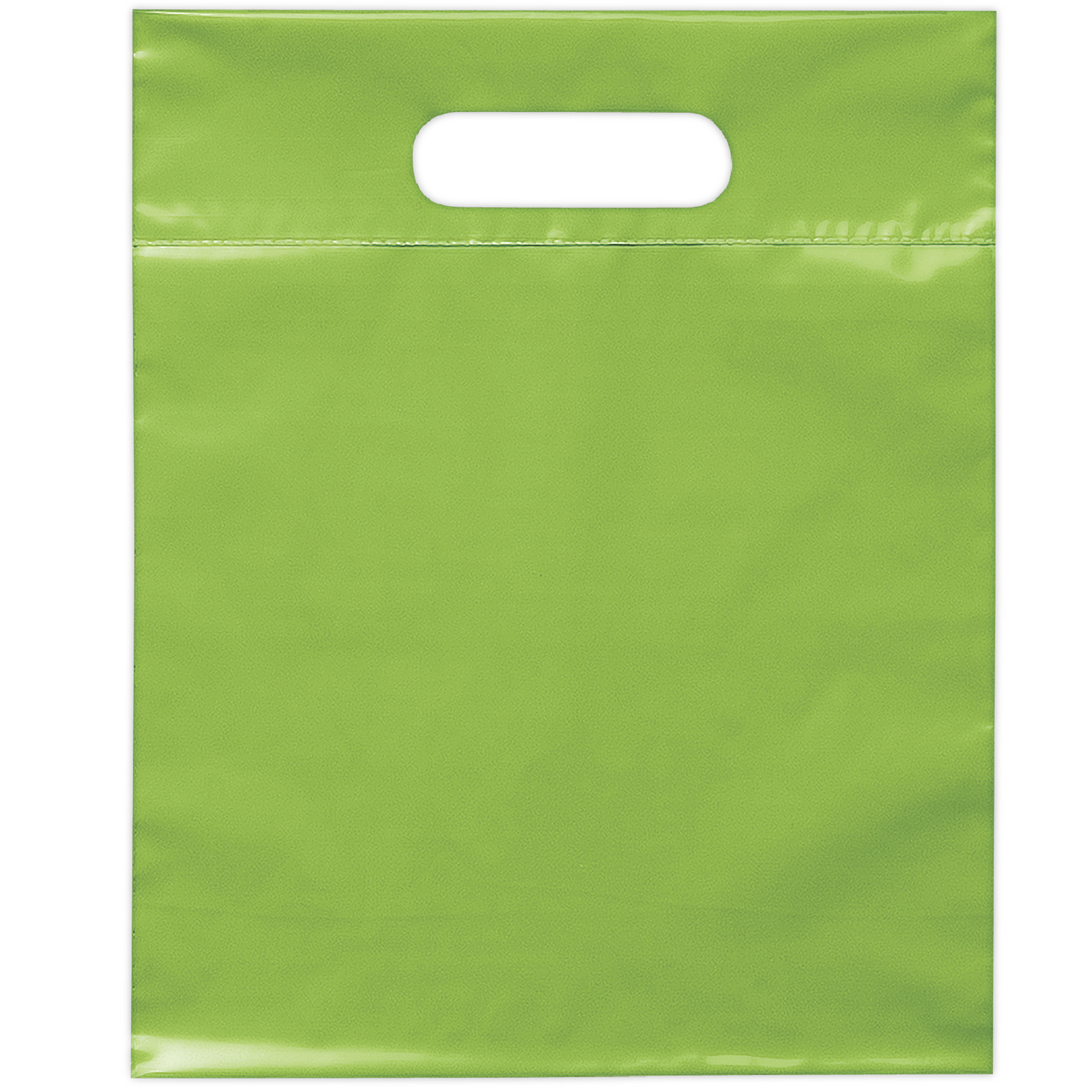 Die Cut Handle Bag - 9 1/2W x 12H - Flexo Ink Print 27