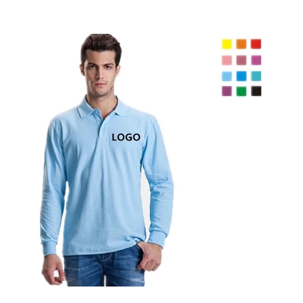Long Sleeve Polo Shirt 1
