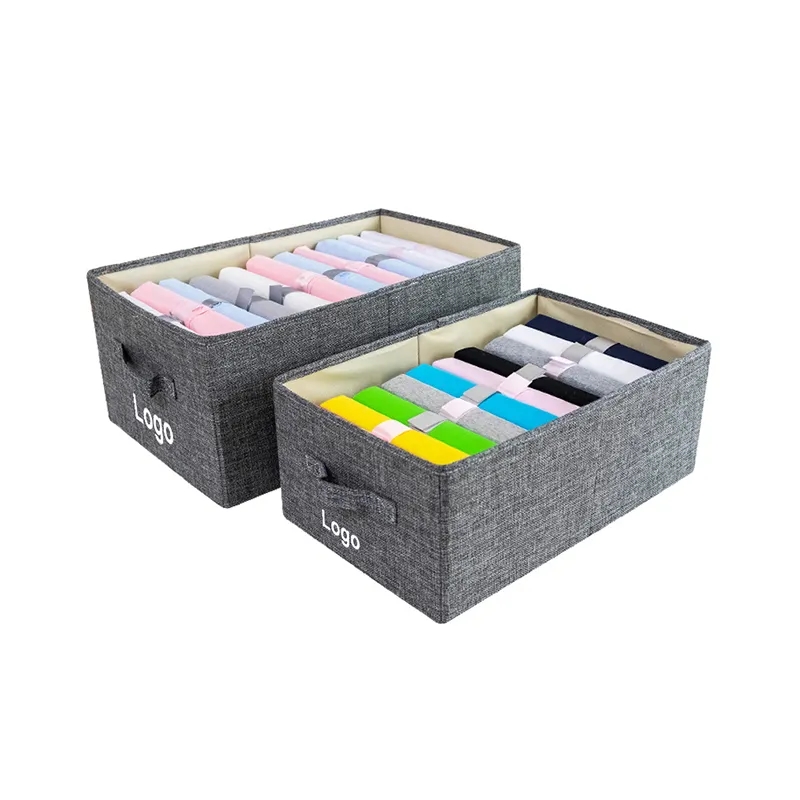 Fabric Storage Bins Cube With Double Handle 4