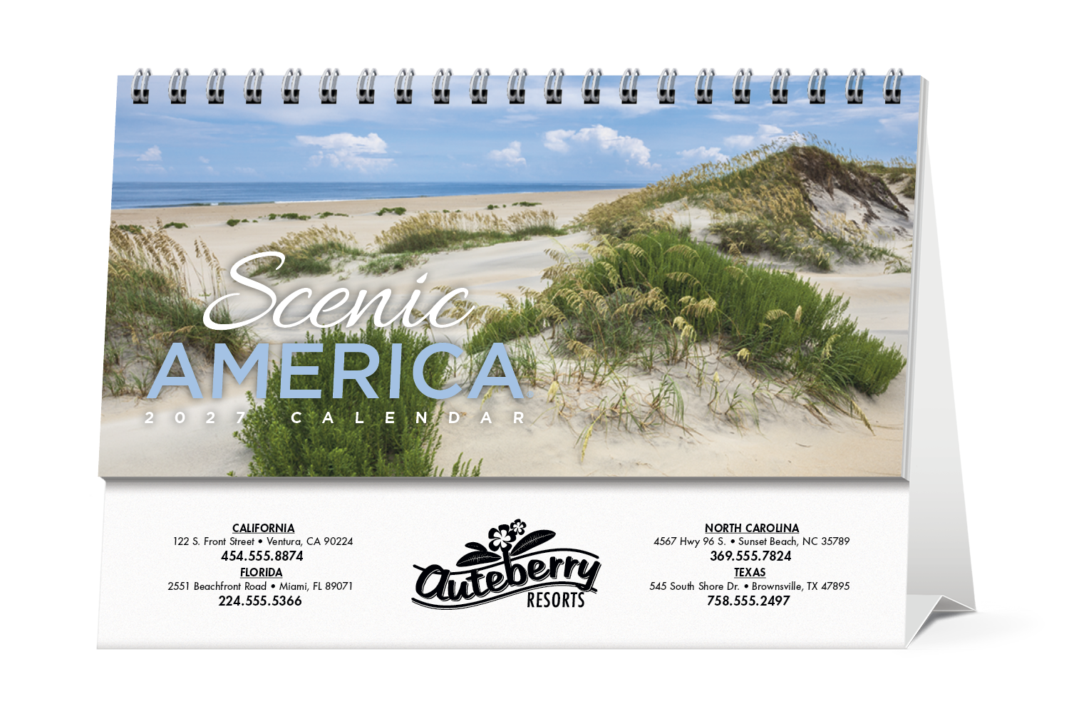 HotLine® Products Scenic America® Desk Tent Calendar 41