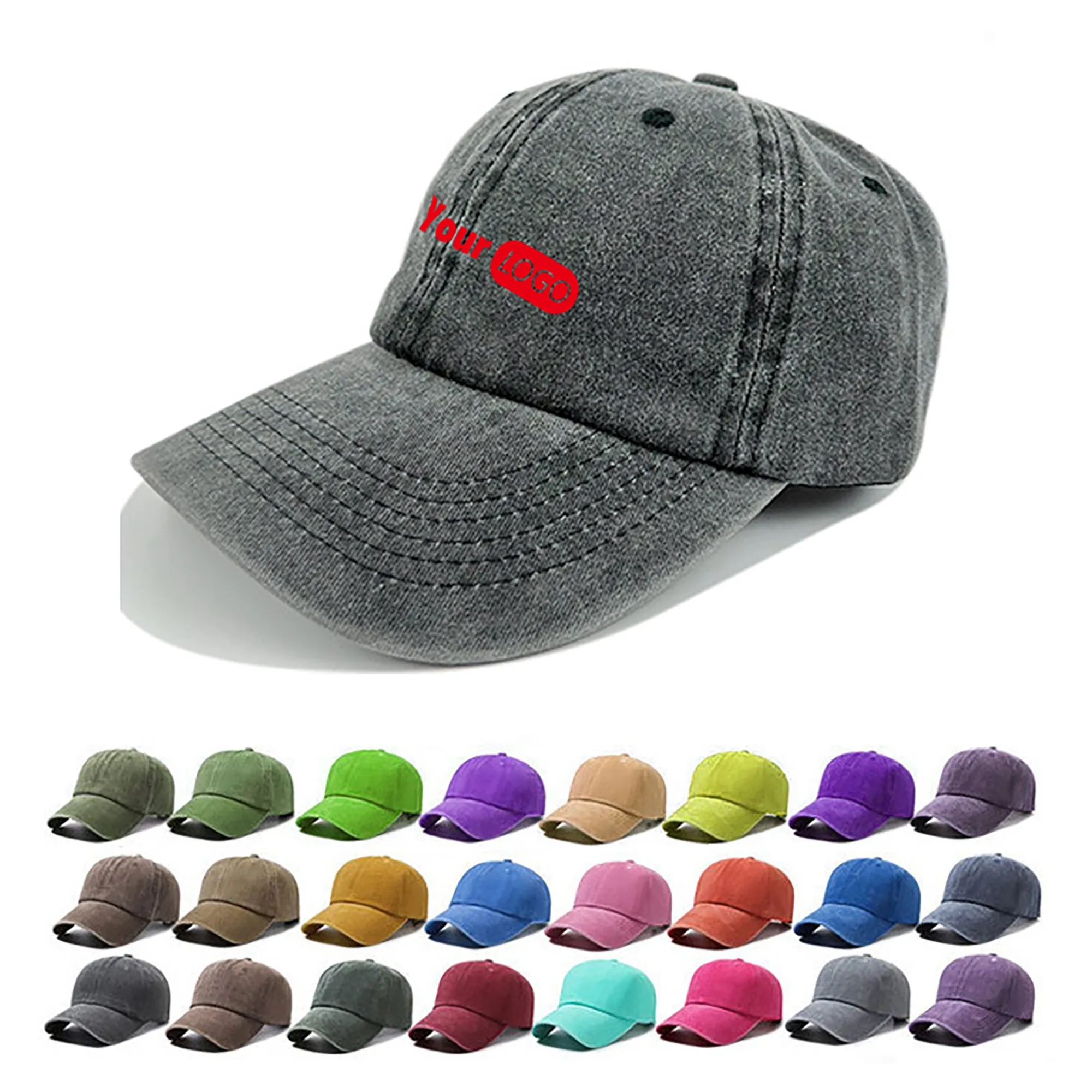 Vintage Washed Baseball Cap 23
