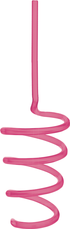 Carnival Cups-Color Curly Straw, Clear Lid 27
