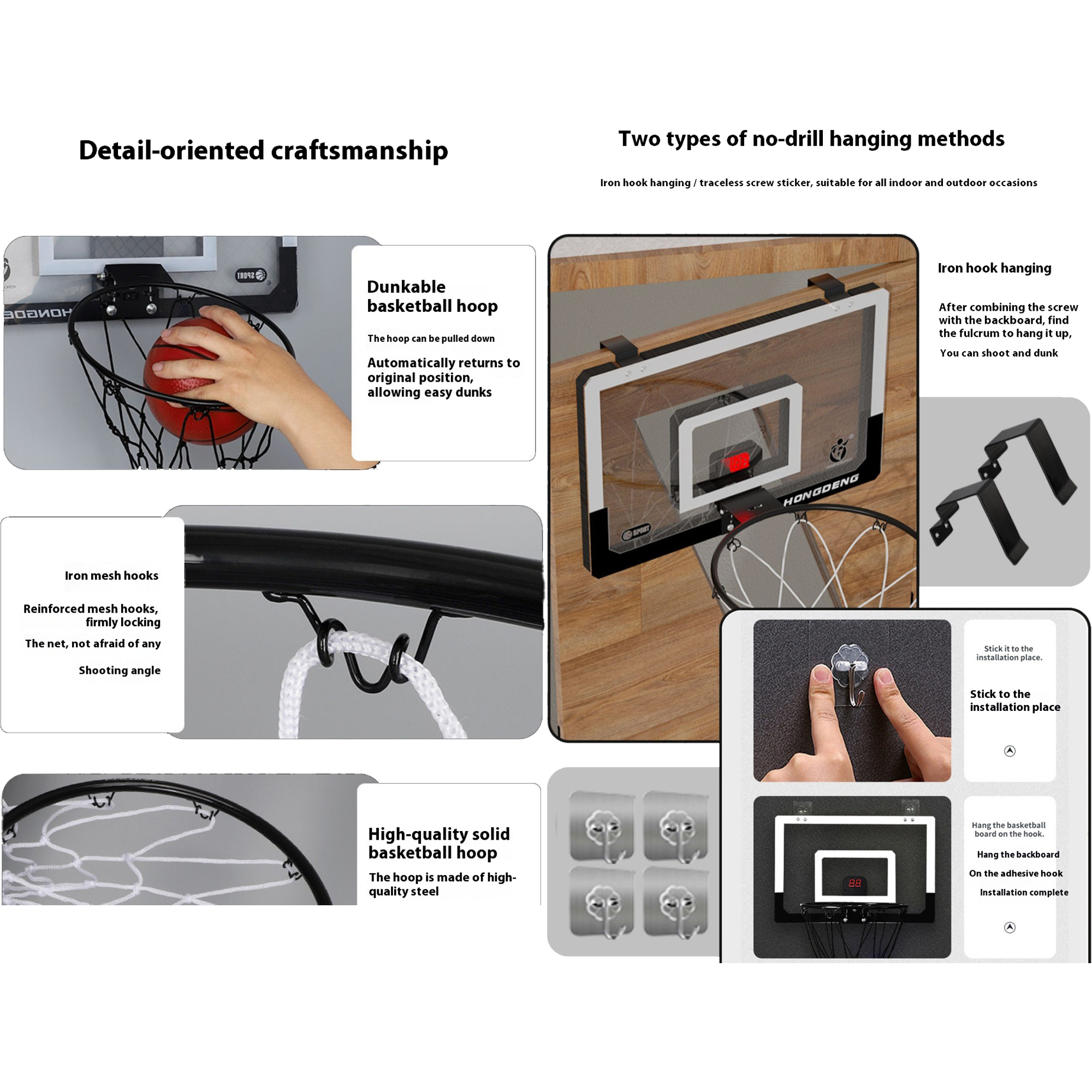 MOQ 10pcs Quiet-Play Home Basketball Set 2