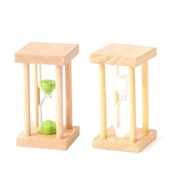 5min Wooden Frame Square Hourglass 4