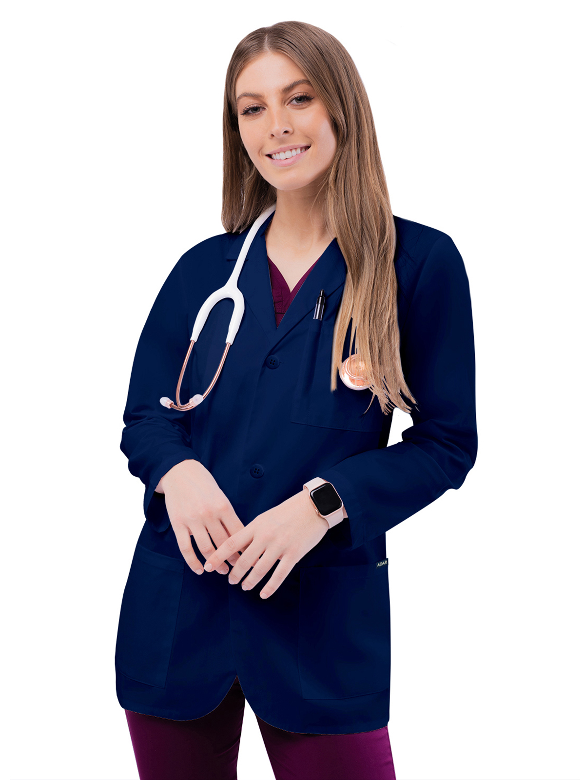 Adar - Universal - Unisex Three-Pocket 31" Consultation Lab Coat 13