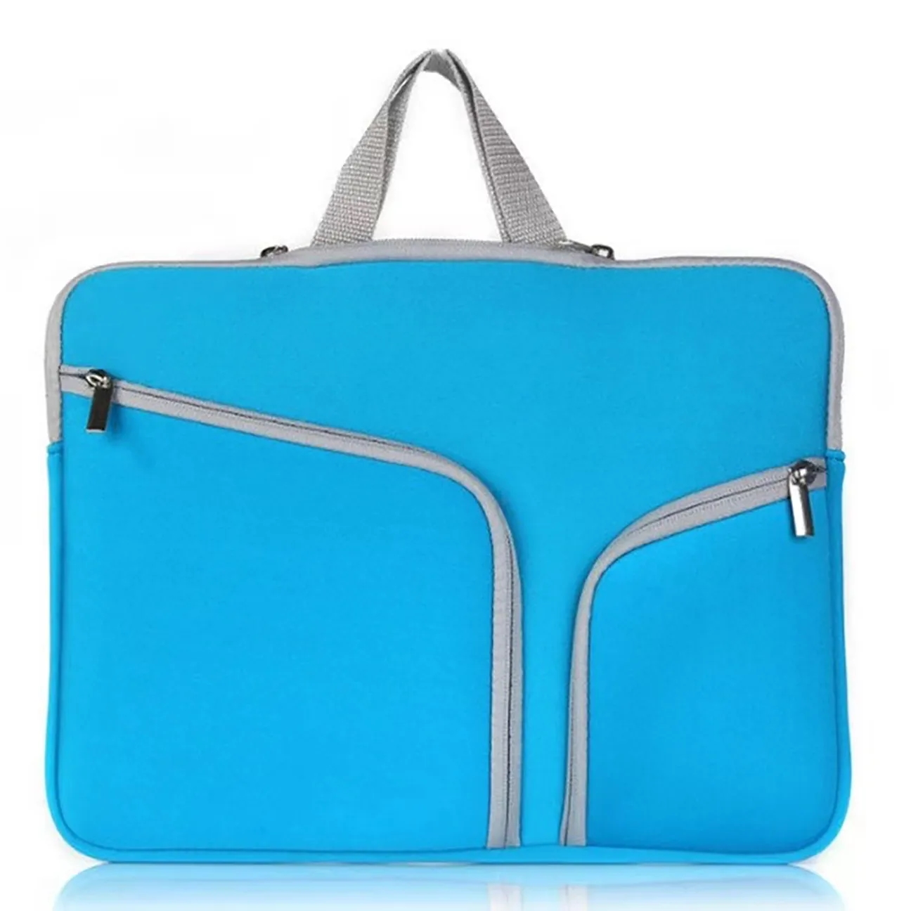 14" Dual Pockets Laptop Sleeve with handles 8