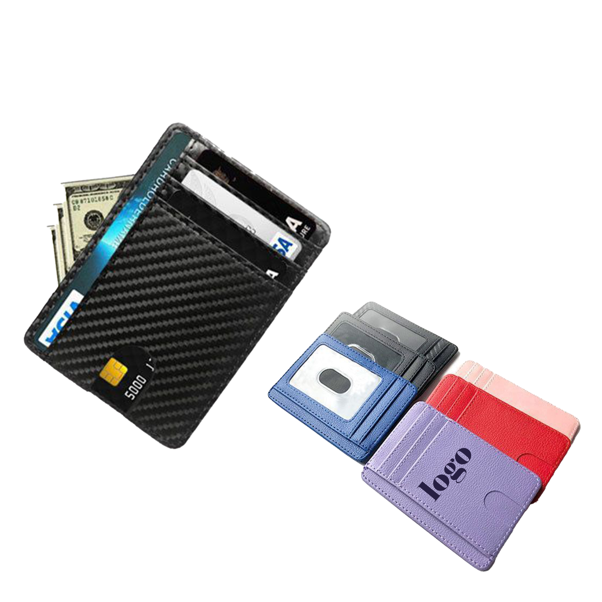 Credit Card Holder Wallet Made Of PU Leather 2
