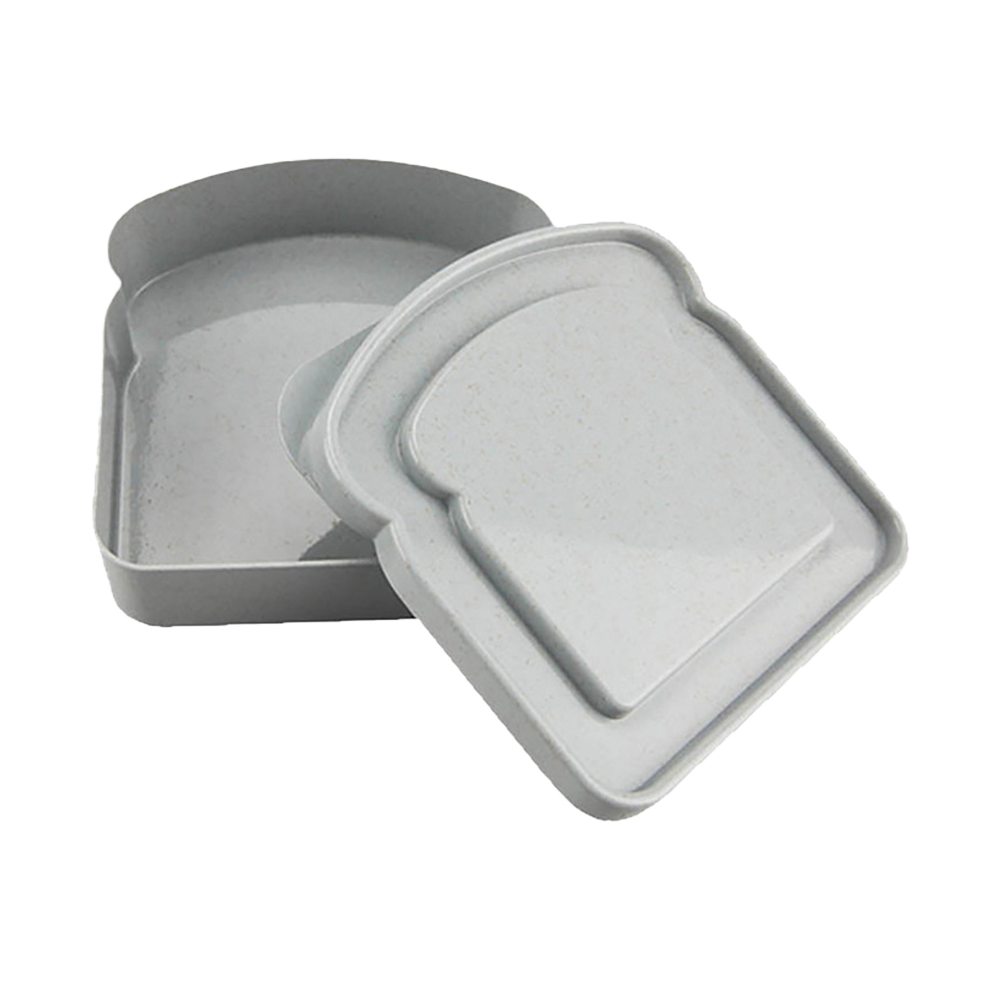 Wheat Straw Toast Shape Portable Sandwich Lunch Bento Box 1