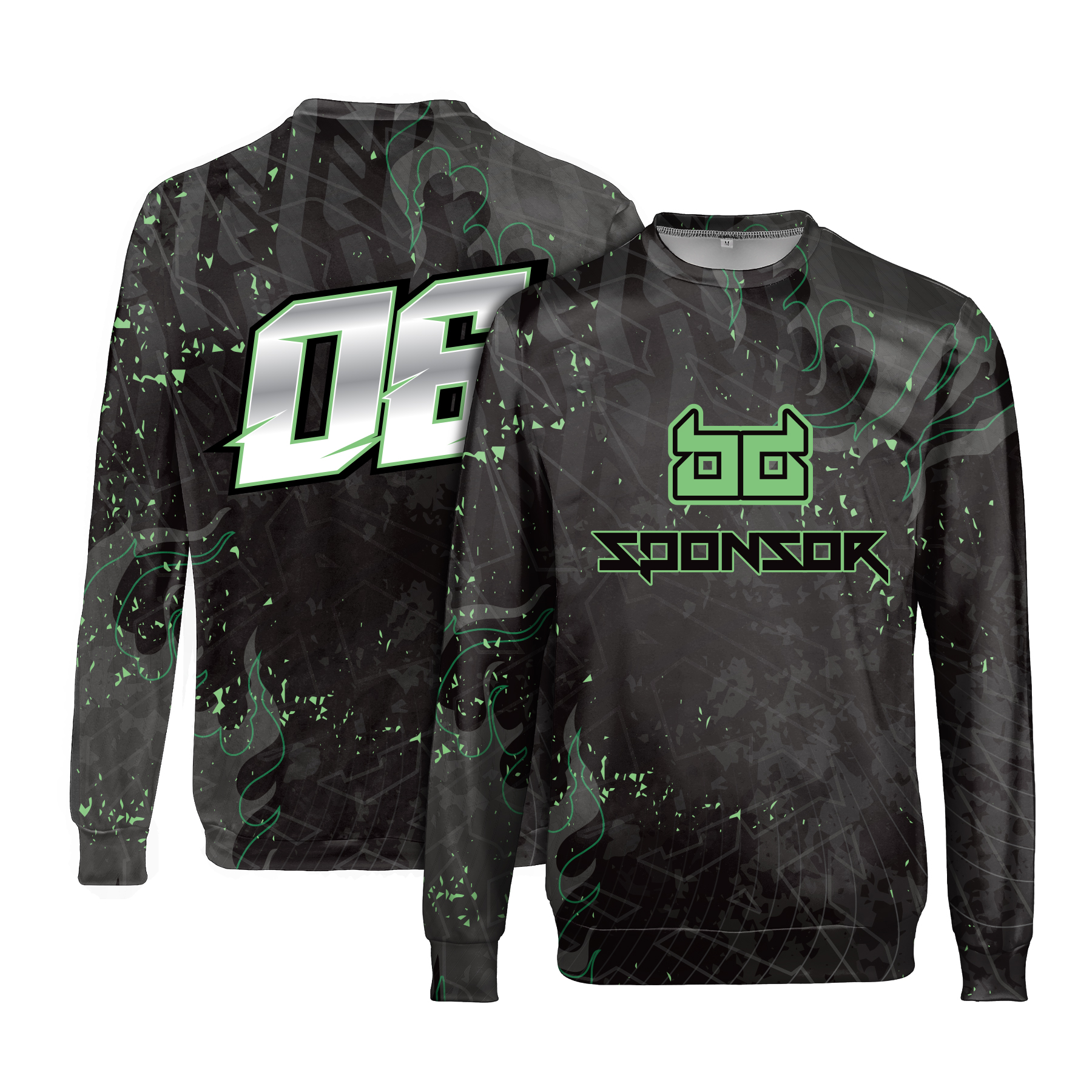 Custom Fully Sublimated Crew Neck Sweatshirts 8