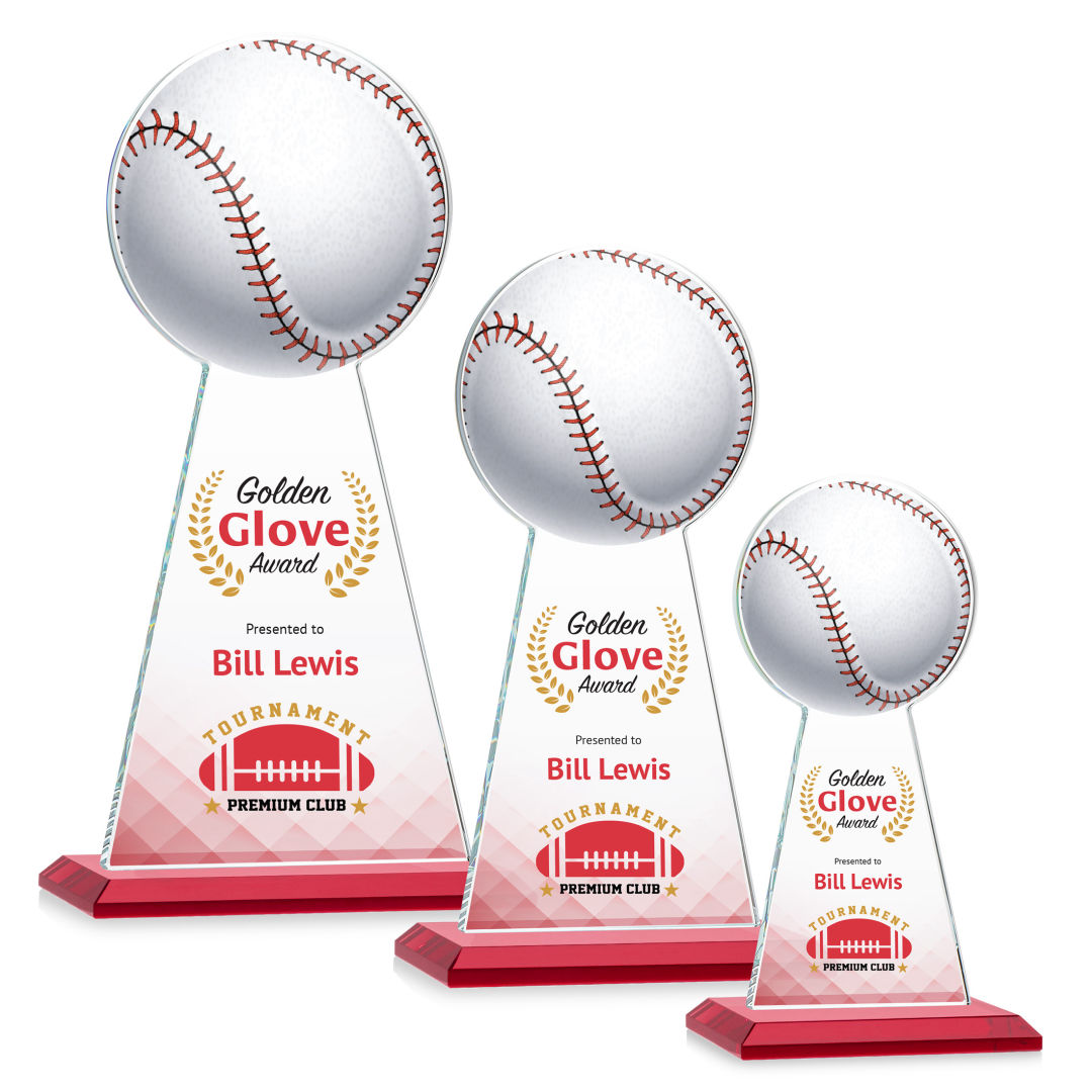 Edenwood Baseball VividPrint™ Award - Red