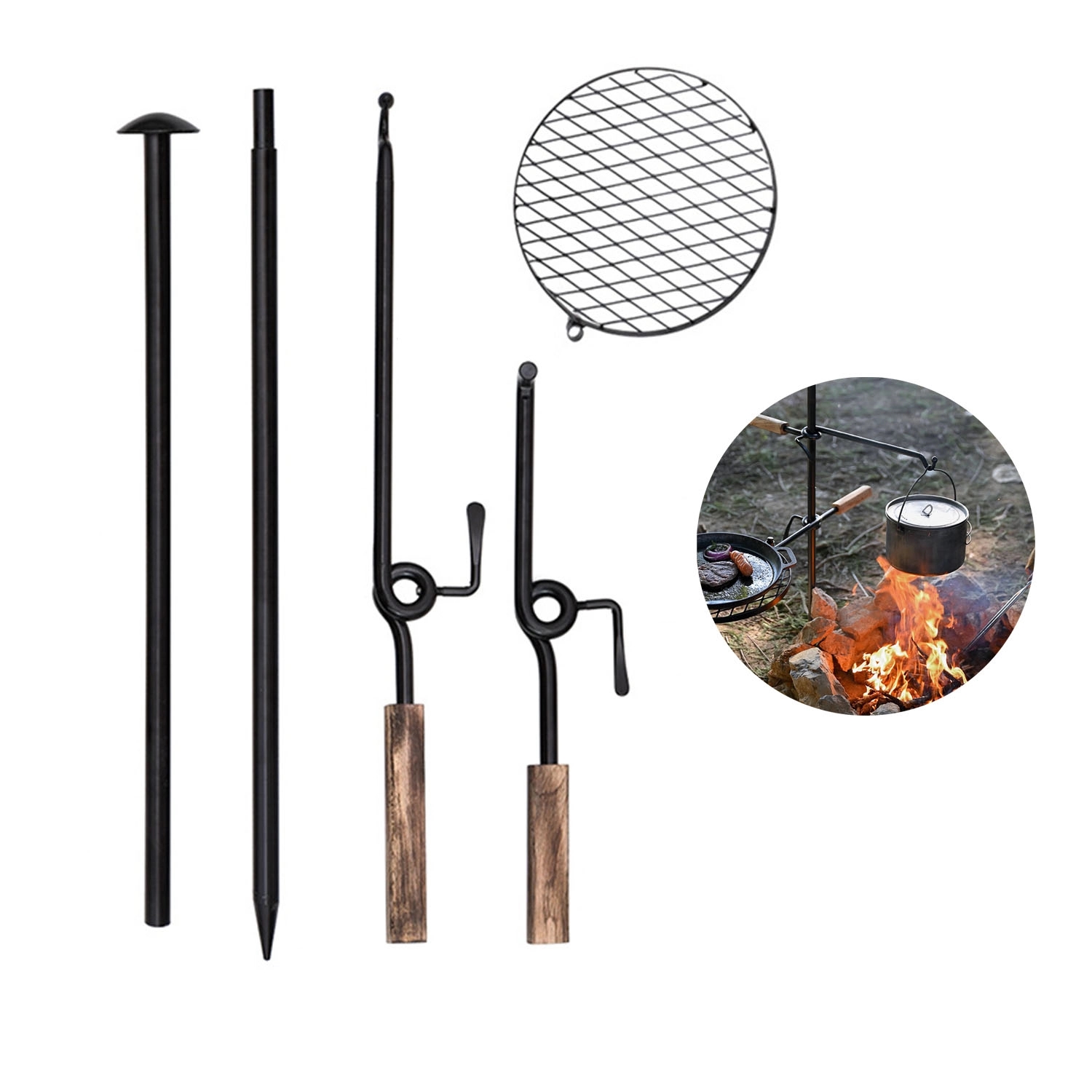 Handmade Iron Outdoor Grill 2