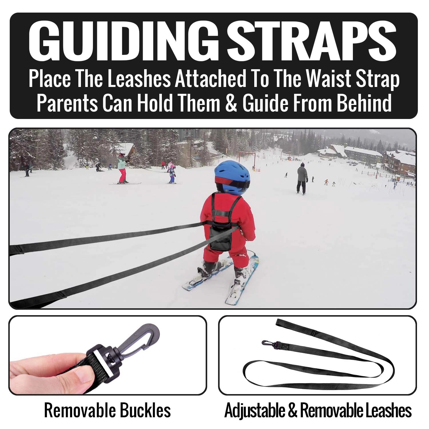 Children'S Ski Safety Training Belt 3